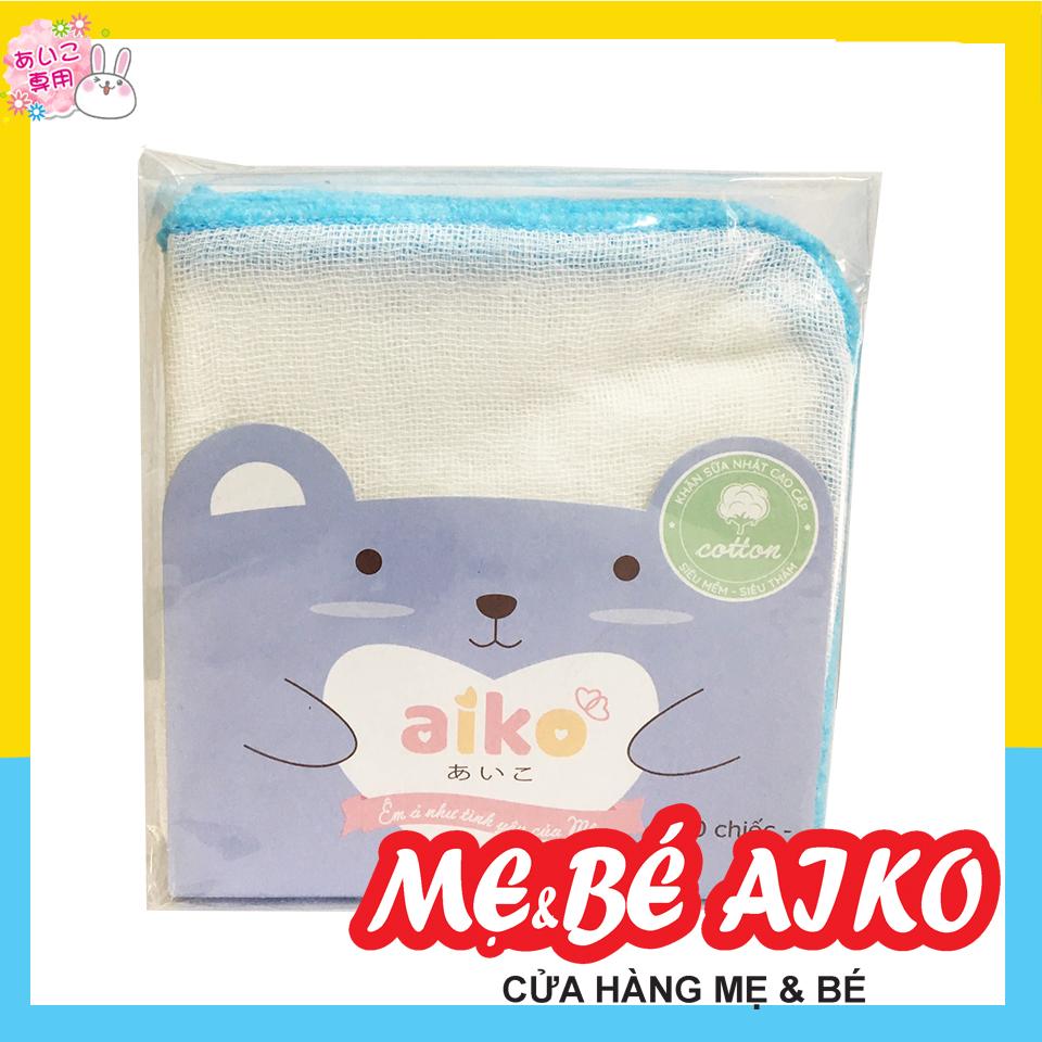 Khăn sữa 3 lớp 25x25 xuất nhật aiko