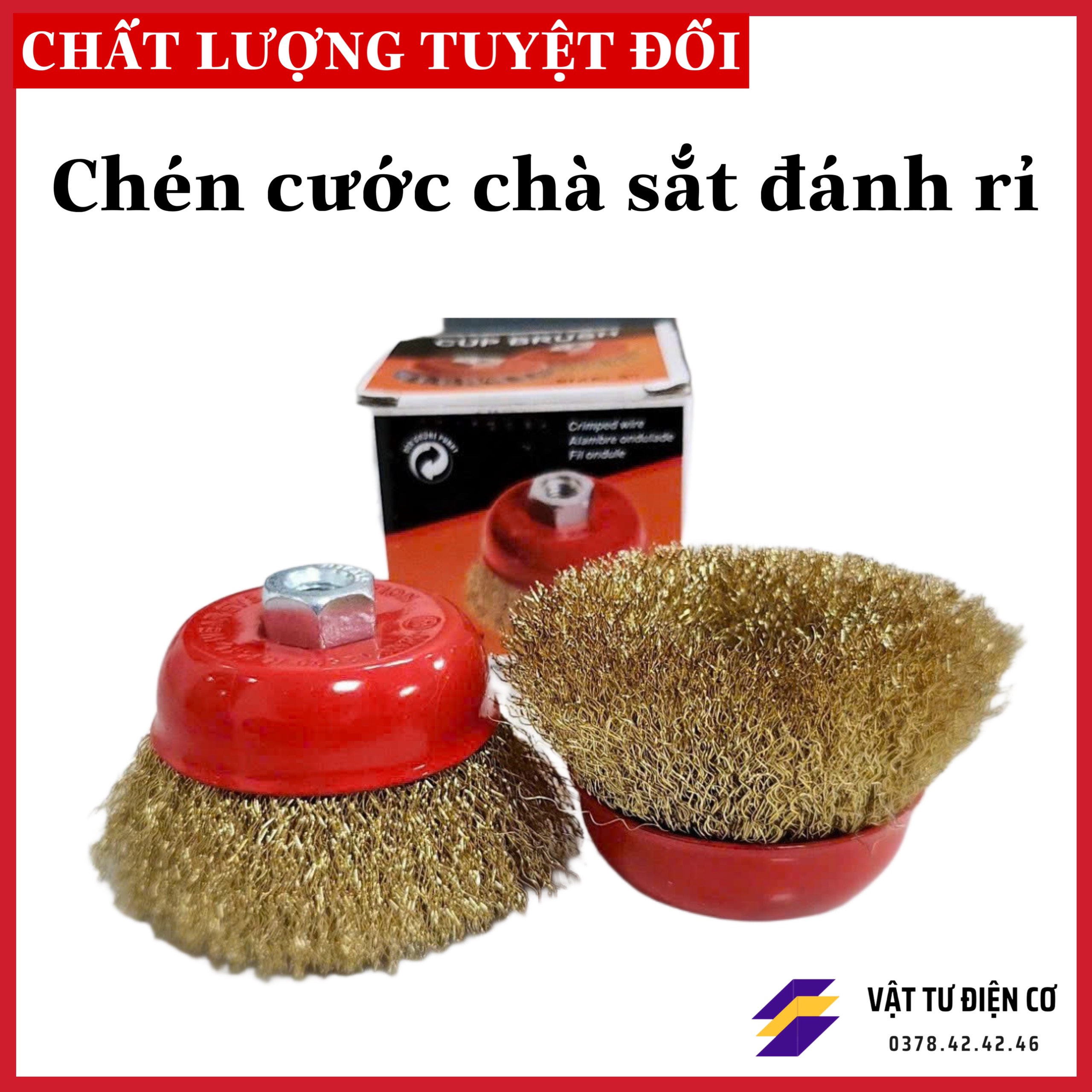 Chén cước chà sắt đánh rỉ