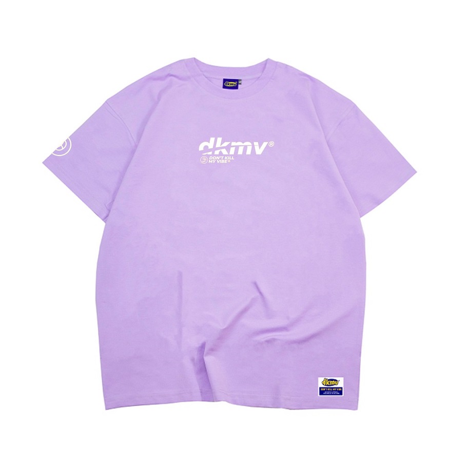 Áo thun nữ form rộng màu tím DKMV Tee Logo-Violet | K02-T7