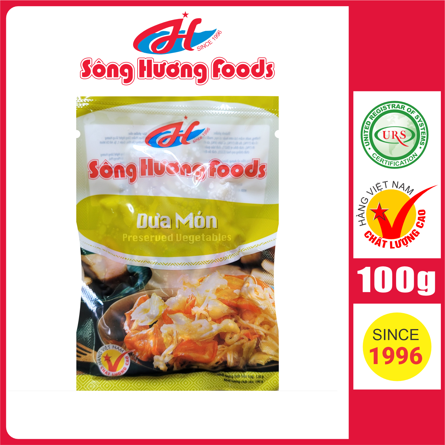 Dưa món Sông Hương Foods - Ăn kèm , bún , phở , mì tôm , thịt nướng , tốt tiêu hóa