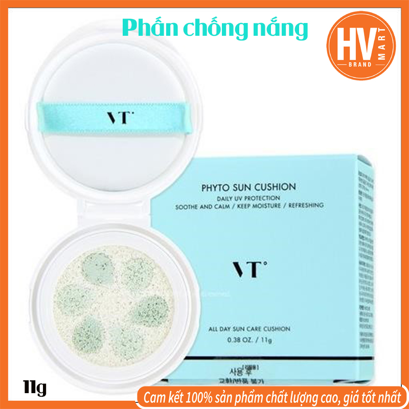 Phấn nước chống nắng vt phyto sun cushion spf50+/pa++++ hàn quốc. loại size nhỏ. hvmart