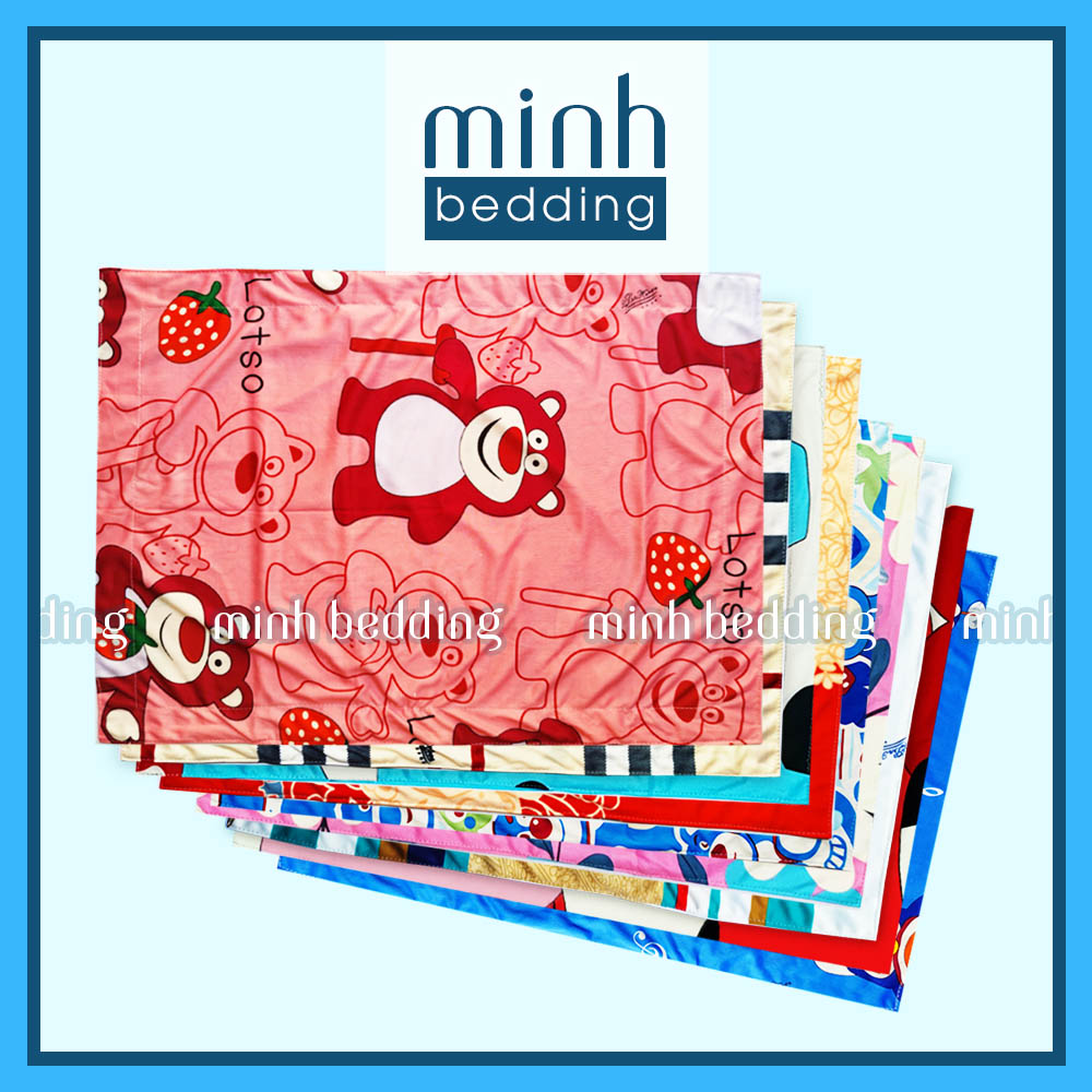 Áo gối thun lạnh Minh Bedding siêu mềm mát, size 40x60cm