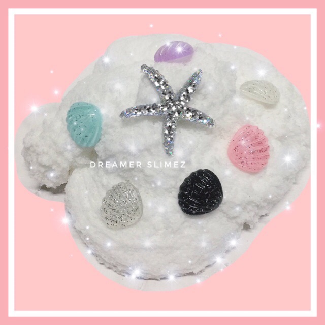 Hòn đảo ngọc🏝tặng kèm charm| slime mây siêu tơi| cloud slime đẹp| slime mây đẹp