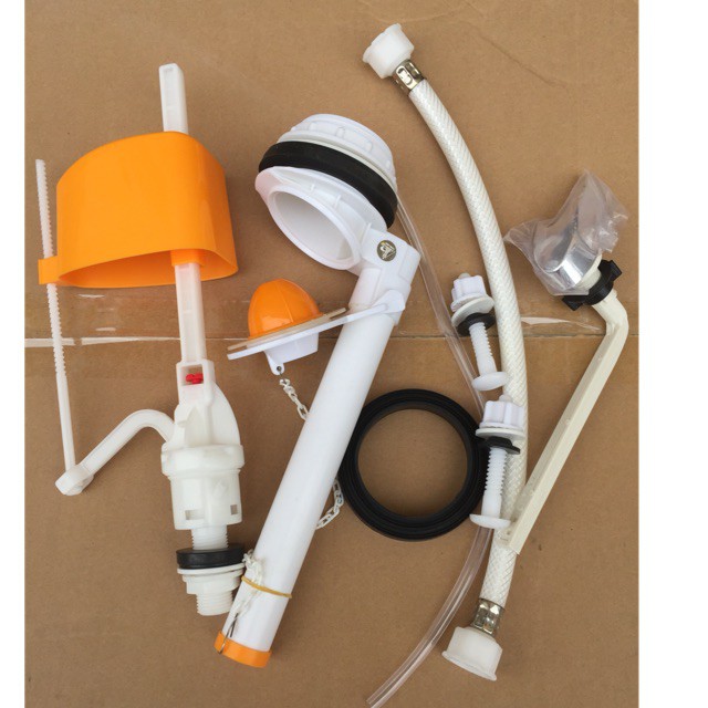 Bộ gạt xả bồn cầu Gạt Hùng Anh giá tốt, bộ ruột thay thế xả gạt bồn cầu