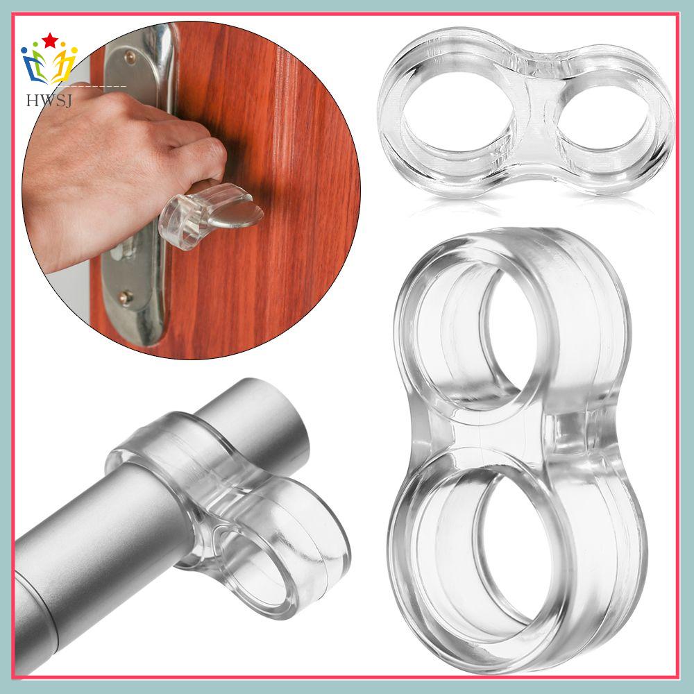 Vòng Bảo Vệ Cửa Chống Va Chạm An Toàn Mới Cho Phòng Ngủ Miếng Bảo Vệ Chống Va Đập Tay Cầm PVC Chặn Cửa Cản