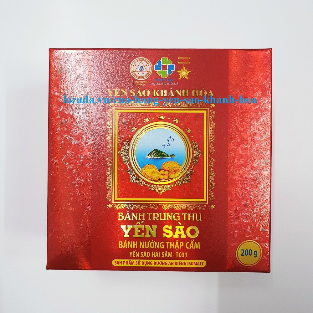 [HCM]Bánh Trung Thu Yến Sào Khánh Hòa Thập cẩm Hải sâm 200g