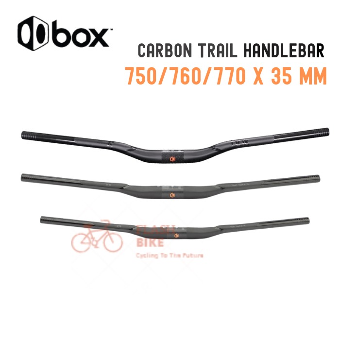 Box one ghi đông carbon mtb kích thước 750/760/770 x 35 mm sản phẩm chính hãng dành cho xe đạp leo núi/trail/xc