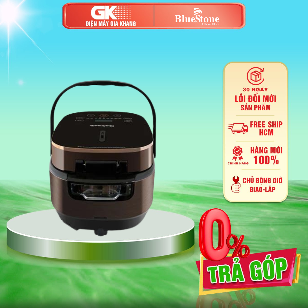Nồi cơm điện tử bluestone rcb-5949 1.5l - giao toàn quốc - freeship hcm