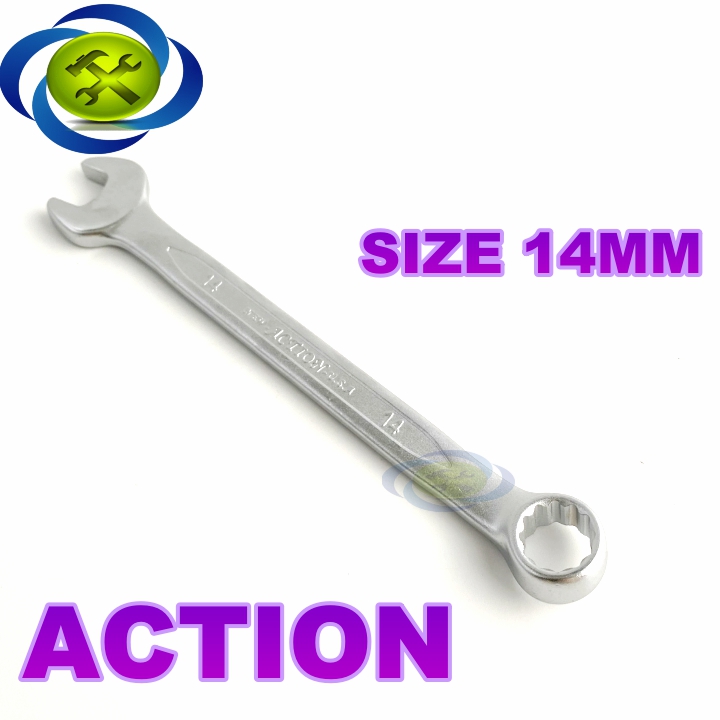 Cờ lê vòng miệng 14mm action xi mờ action-14