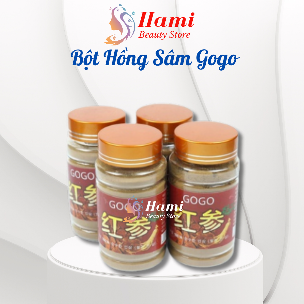 Bột Hồng Sâm Gogo Hàn Quốc cấp ẩm, dưỡng trắng sáng da mặt