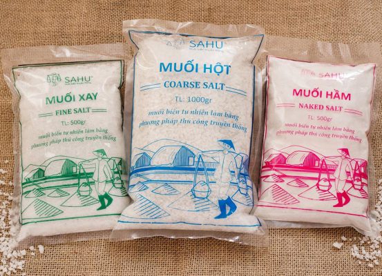 Muối hột , muối hầm , muối xay sahu
