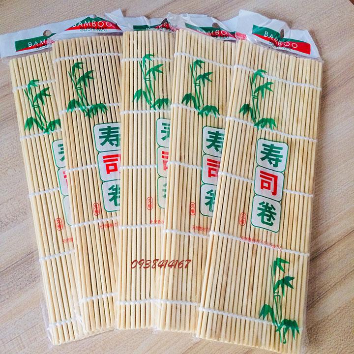 COMBO 5 CHẾC MÀNH TRE LÀM KIMBAP, SUSHI, CƠM CUỘN