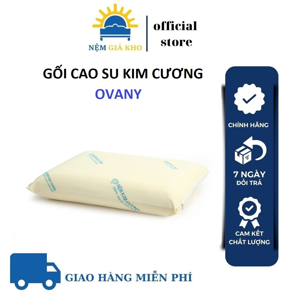 Gối cao su kim cương ovany