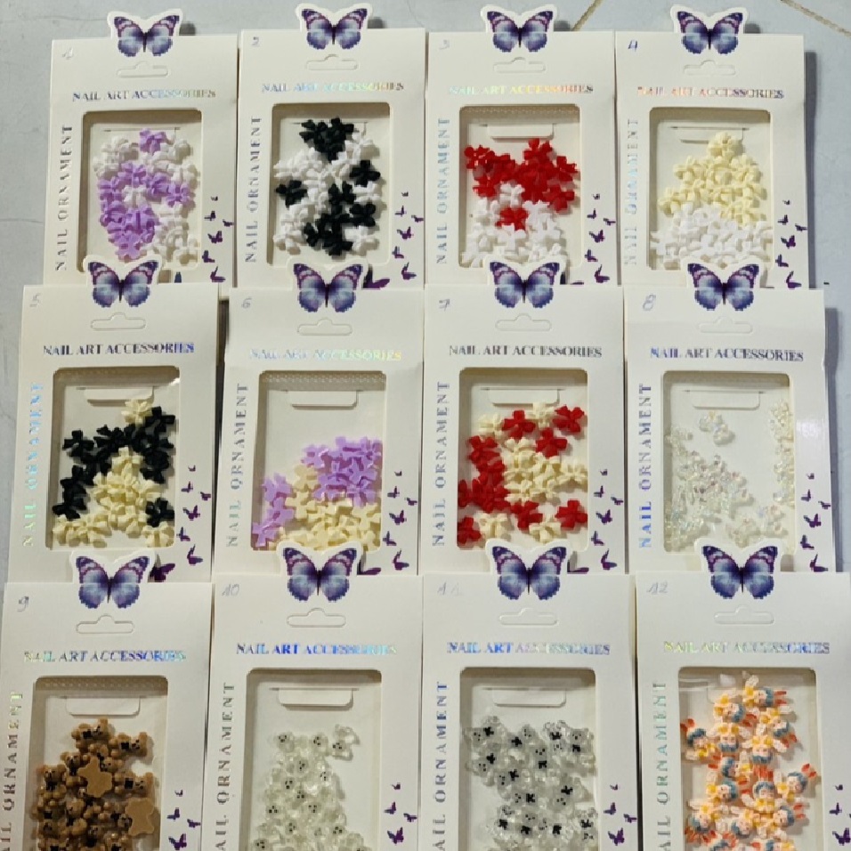 Charm nơ đính móng Nail siêu xinh