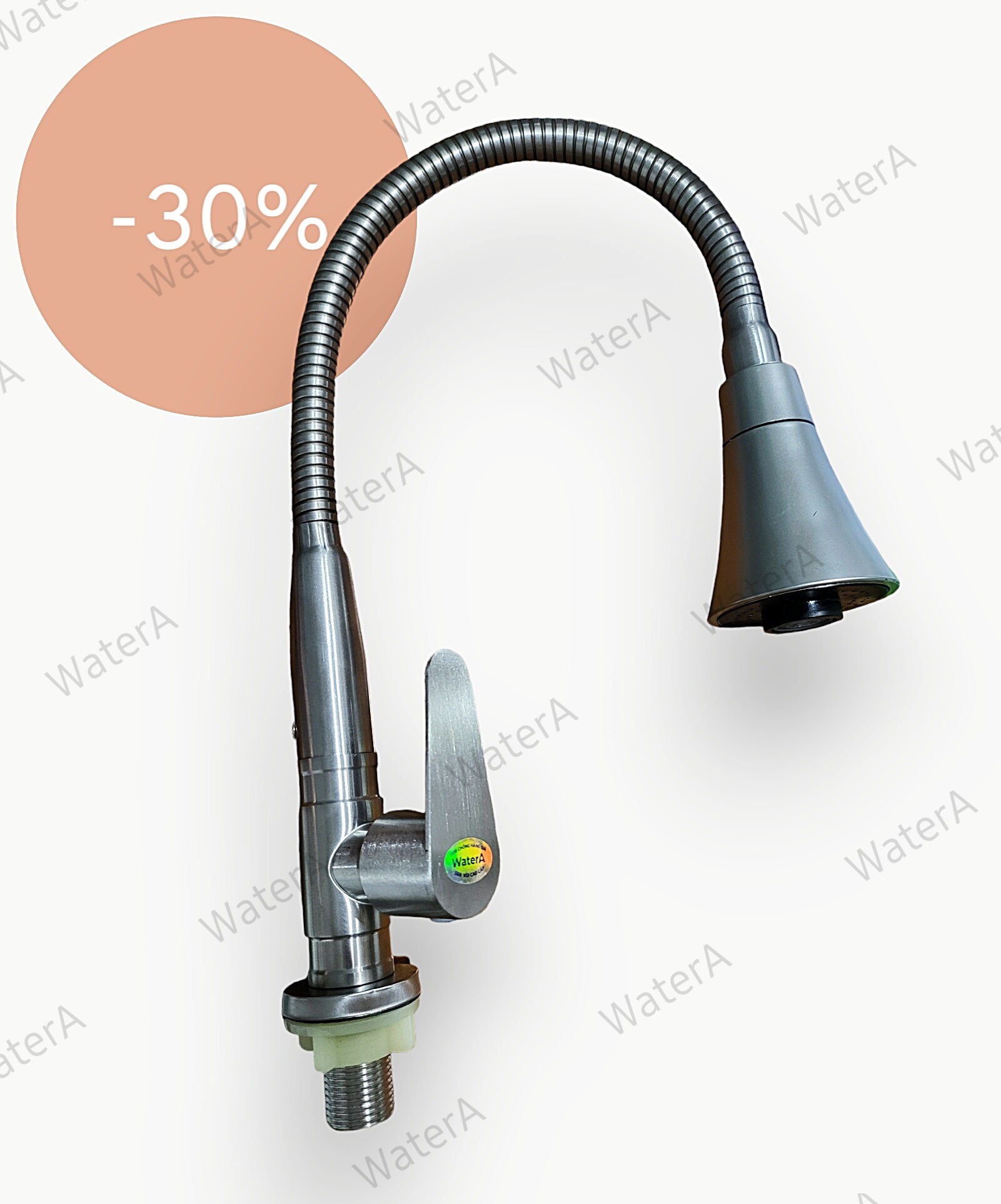 [ Q. Tân Bình] vòi rửa chén bát WaterA inox SUS 304 chất lượng