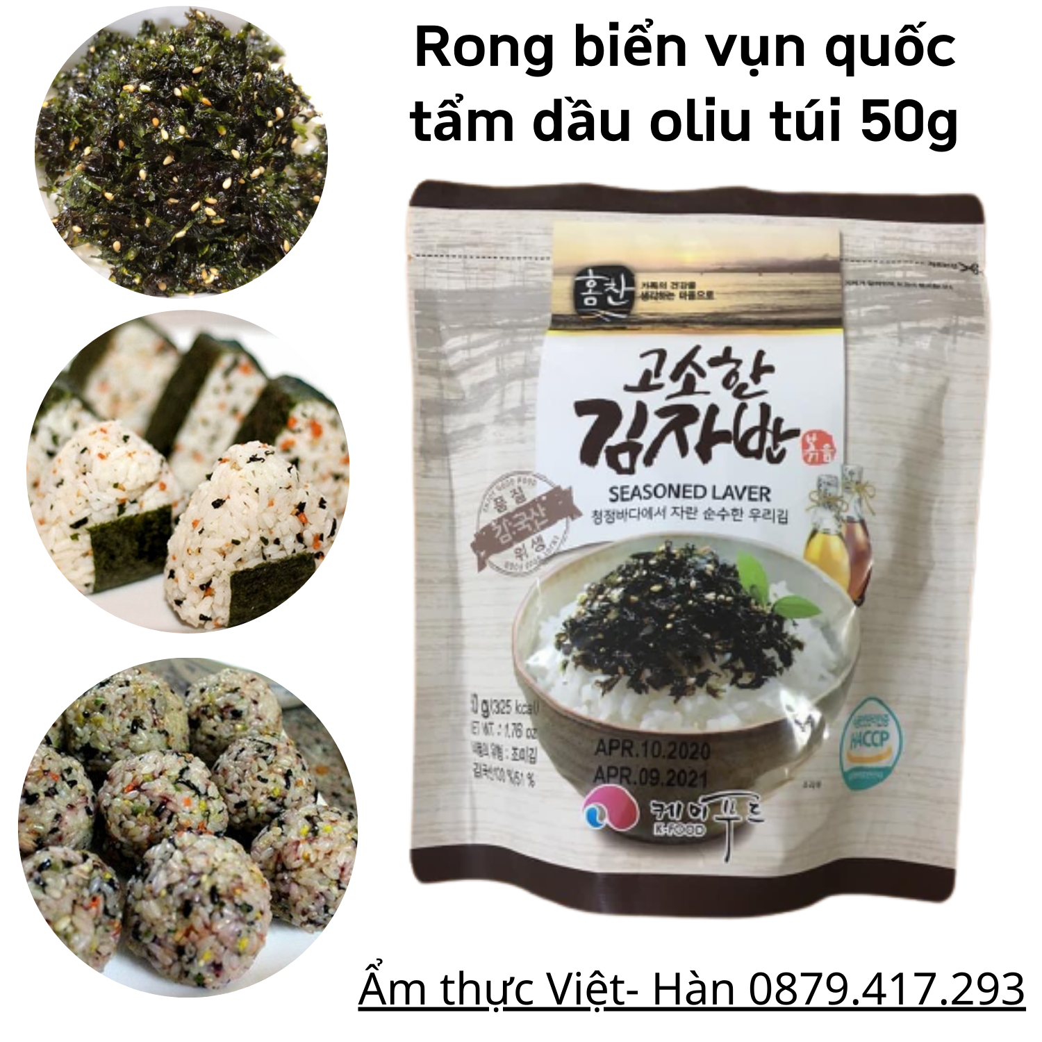 Rong biển vụn trộn cơm bạc 50g