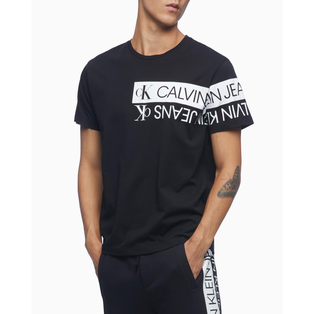 Calvin klein jeans - áo thun nam j317086beh