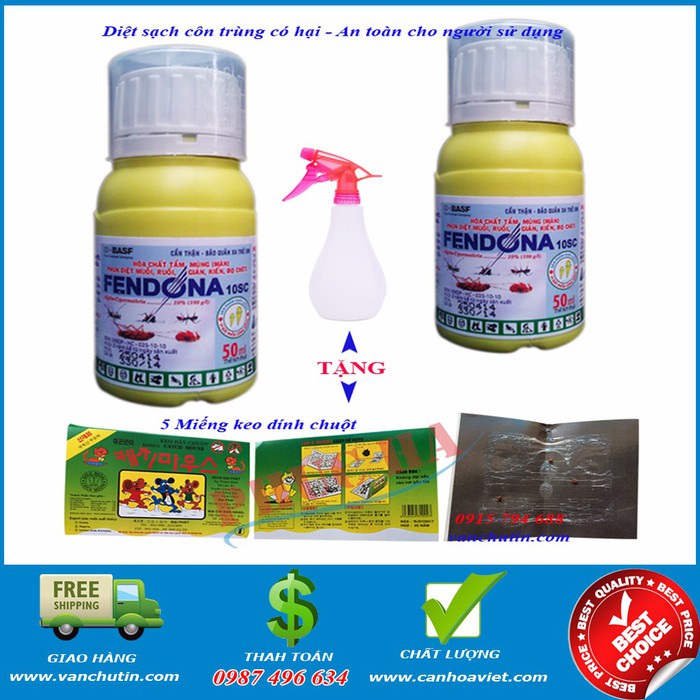 Thuốc diệt côn trùng permecide 50ec 50ml
