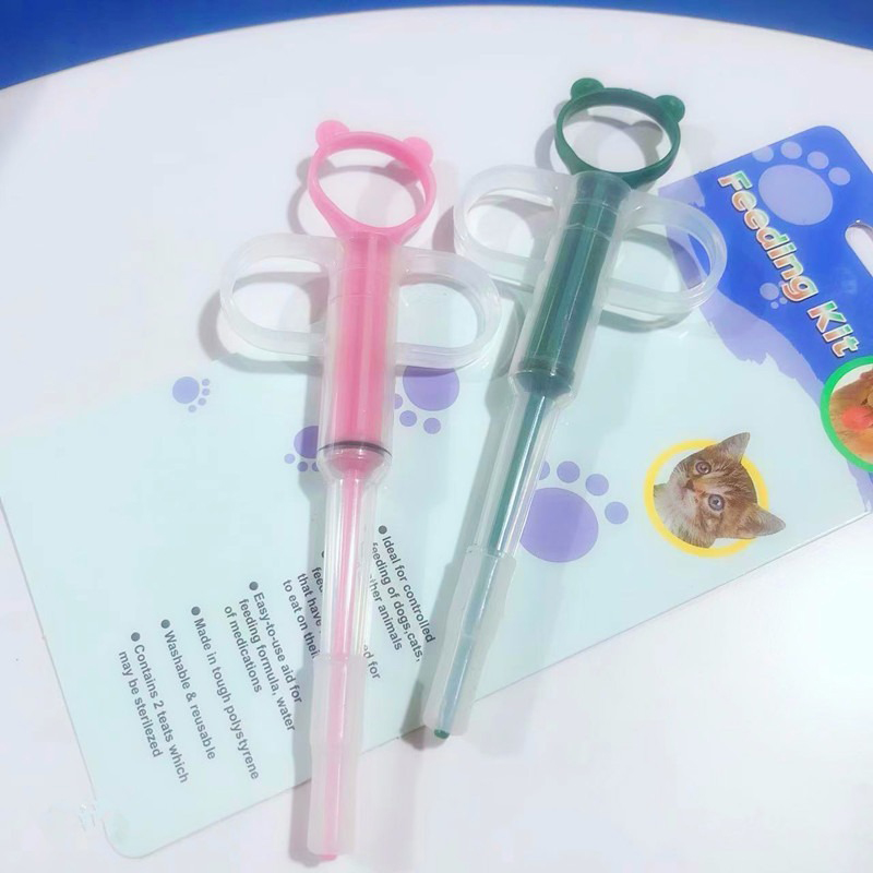 Dụng cụ uống thuốc cho chó mèo, Xi lanh gắp thuốc, dụng cụ hỗ trợ uống thuốc cho chó mèo