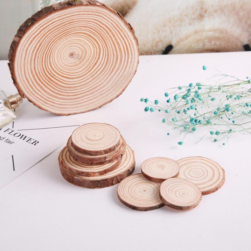 Lót cốc gỗ phong cách vintage, lát gỗ thông hanmade