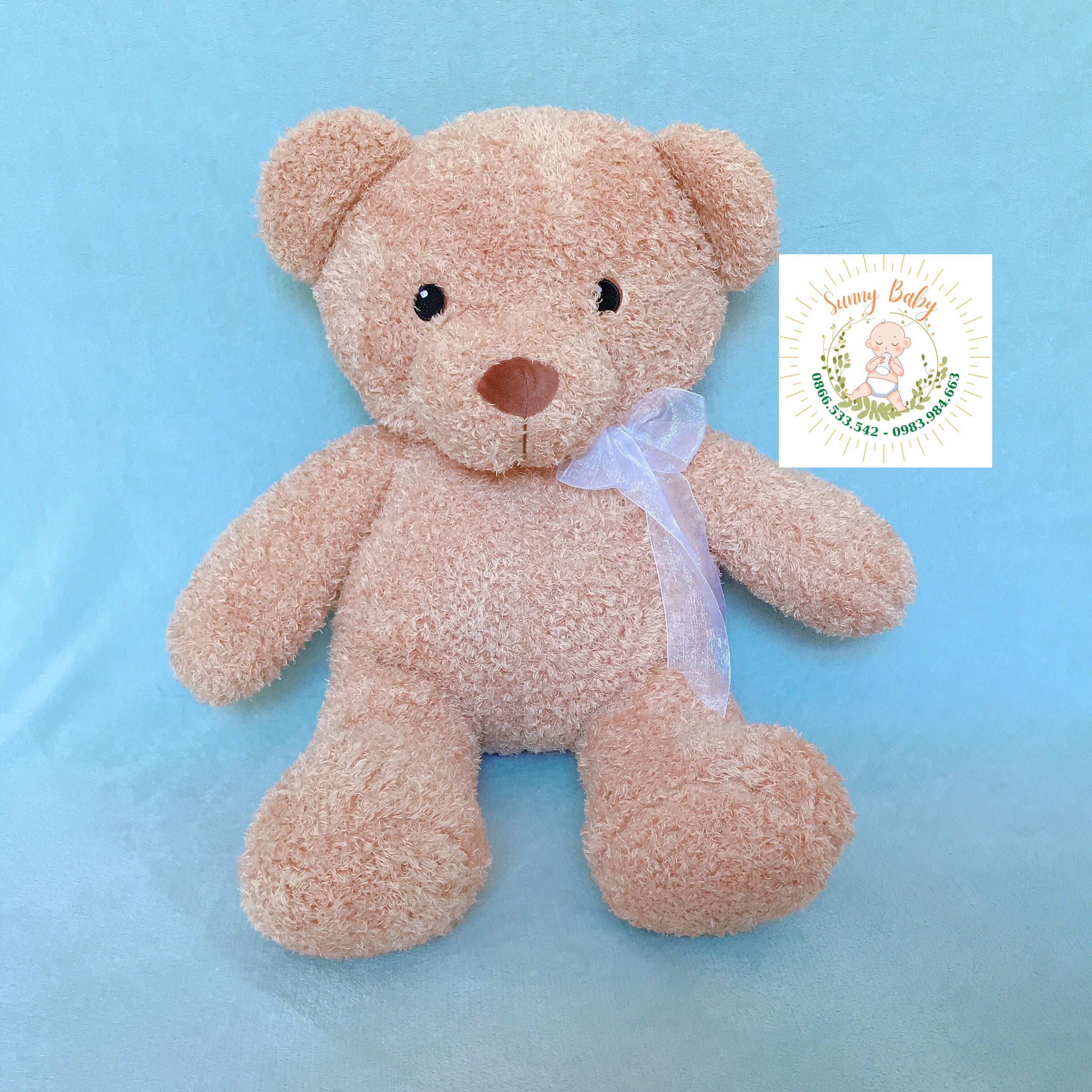 Gấu bông teddy - thú nhồi bông cao cấp size 60cm - hàng loại 1 - lông xù mềm mịn