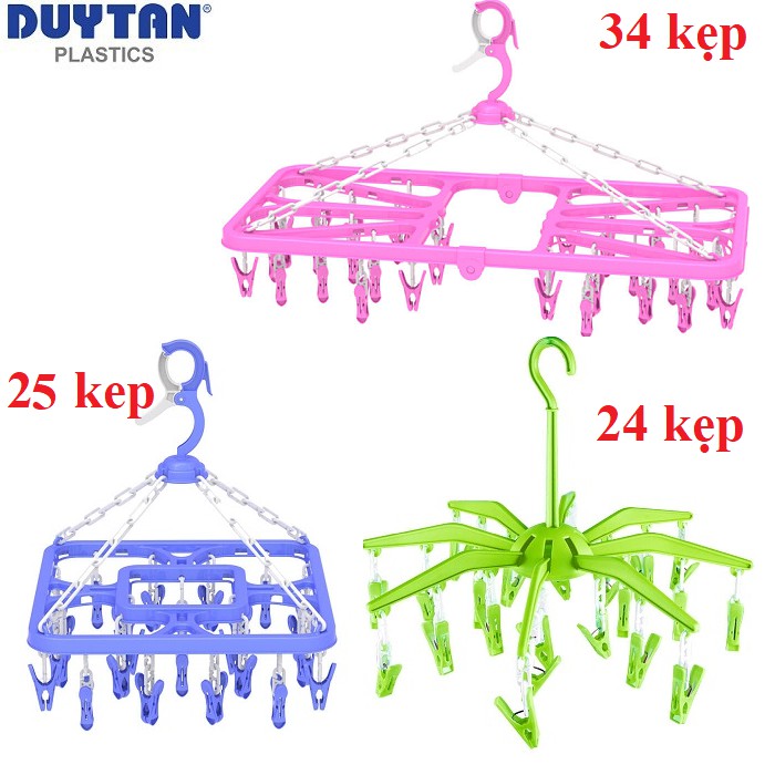 MÓC CHÙM PHƠI ĐỒ NHỰA DUY TÂN