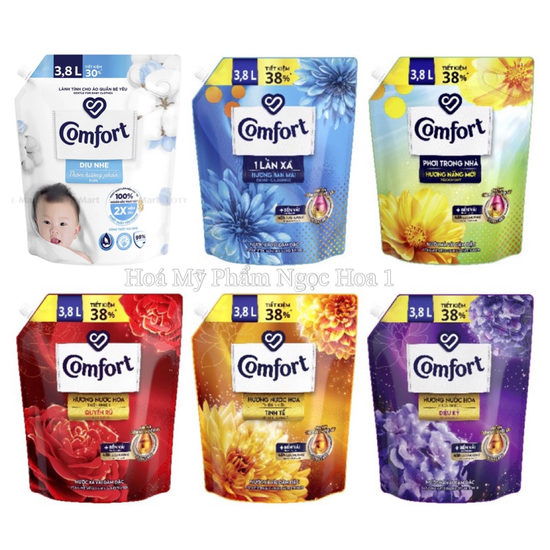 Nước xả làm mềm vải comfort 3,8l