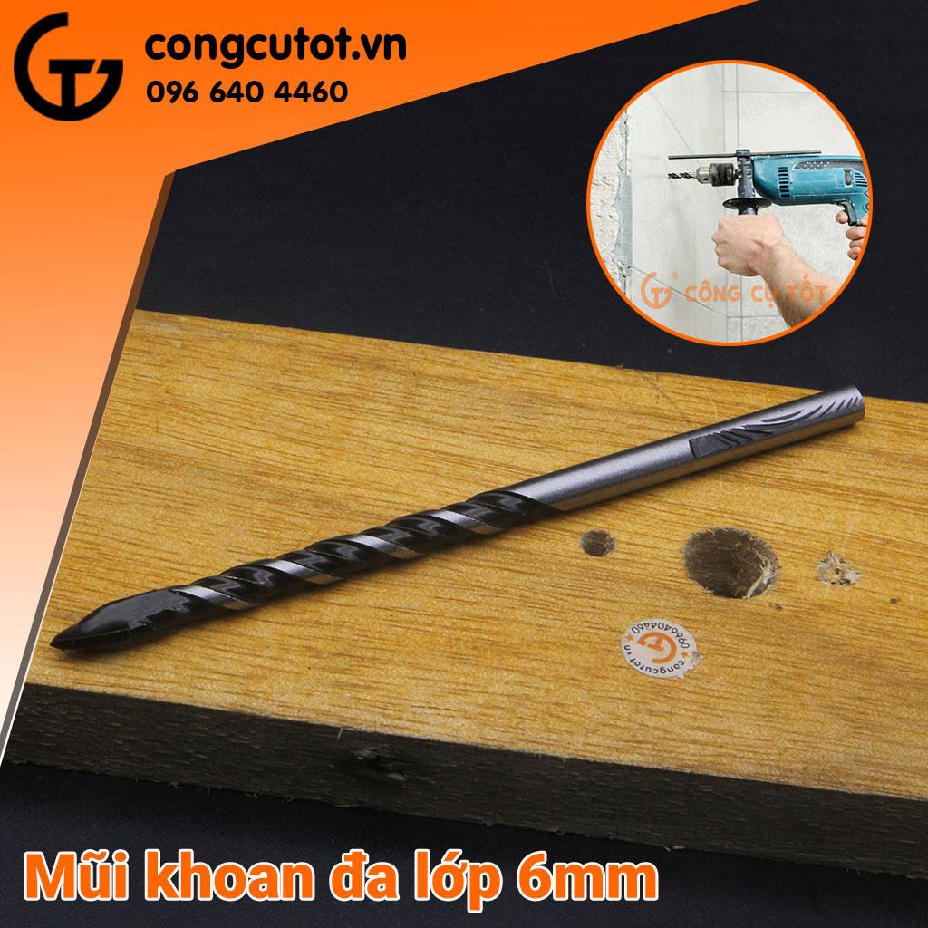 Mũi khoan đa năng 6mm