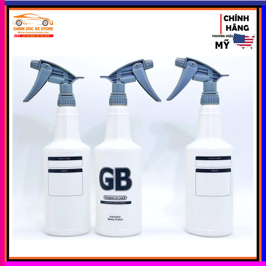 [HCM]Bình xịt rỗng GB đựng dung dịch kháng hóa chất chuyên dụng 800ml