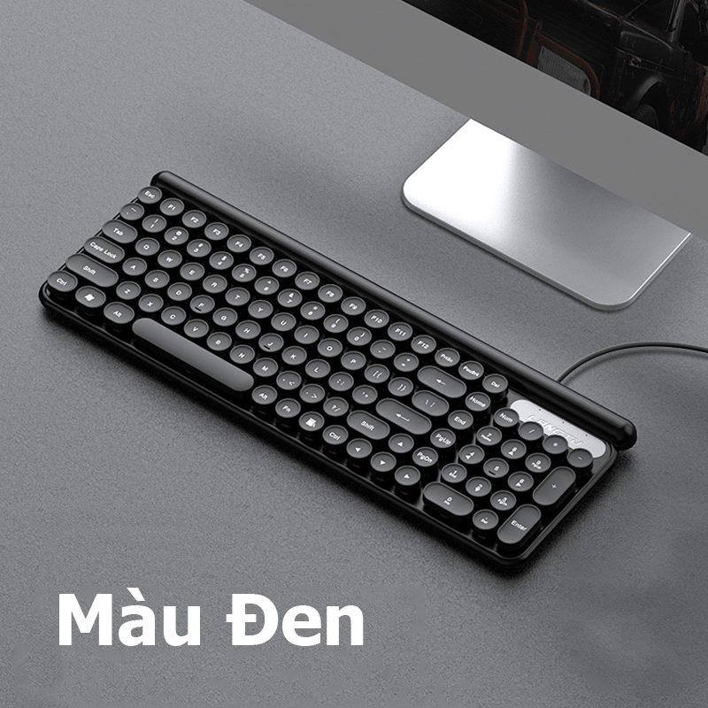 LANGTU L4 Bàn phím có dây dùng cho văn vòng, pc, laptop, tivi