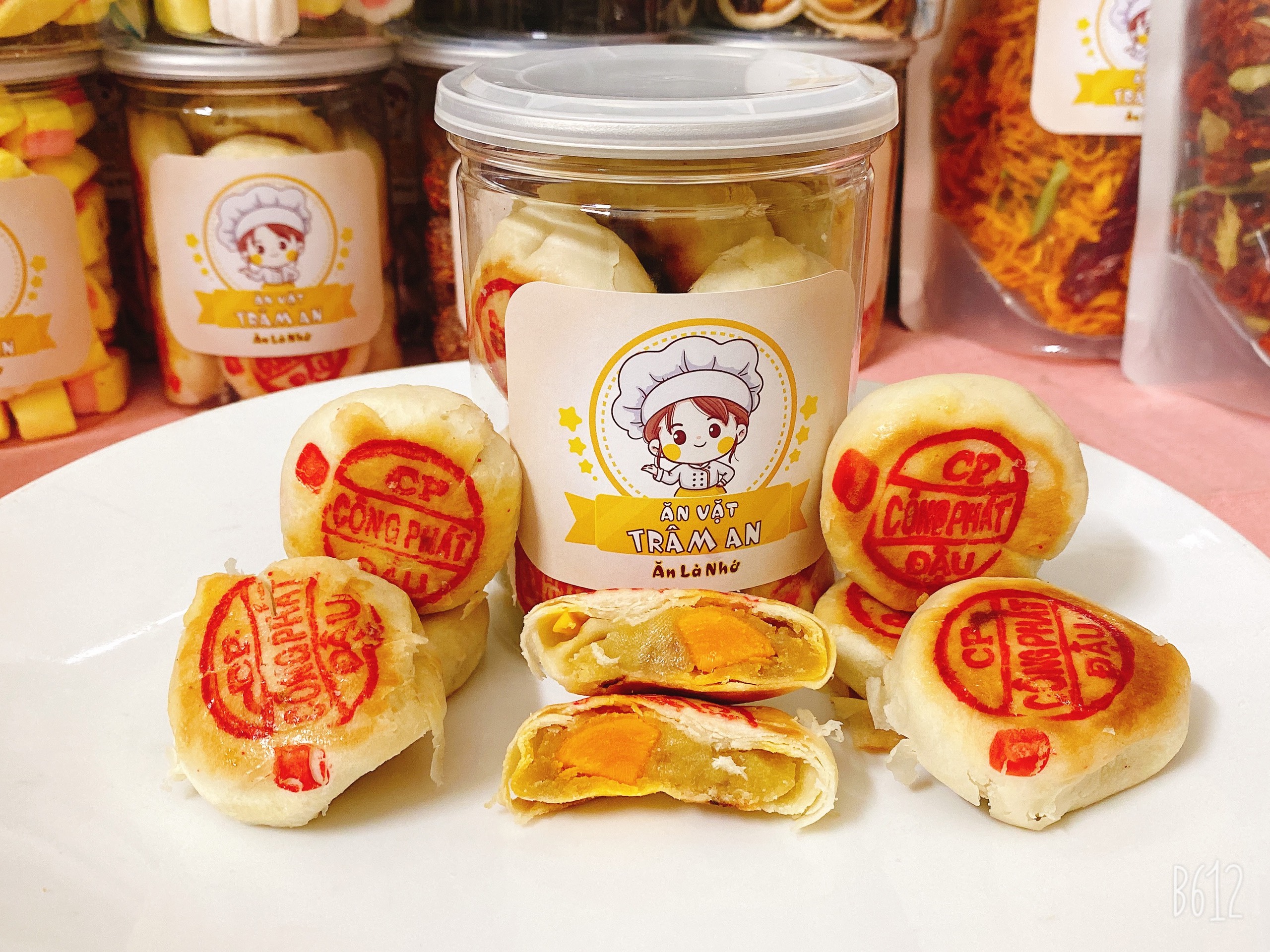 Bánh Pía Sầu Riêng Trứng Muối Mini
