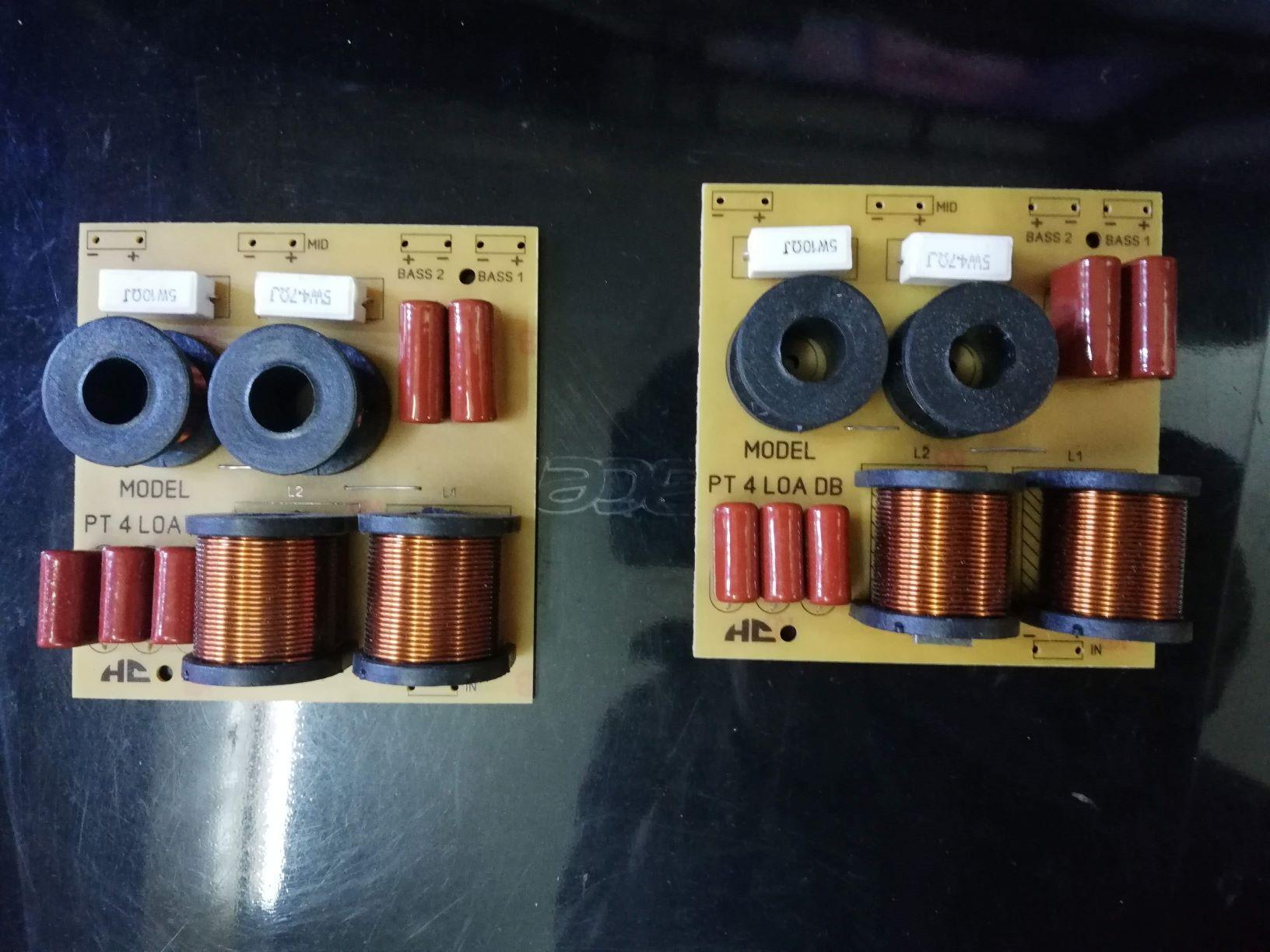 2 mạch phân tần 4 loa HC (2 bass 1 mid 1 trep)