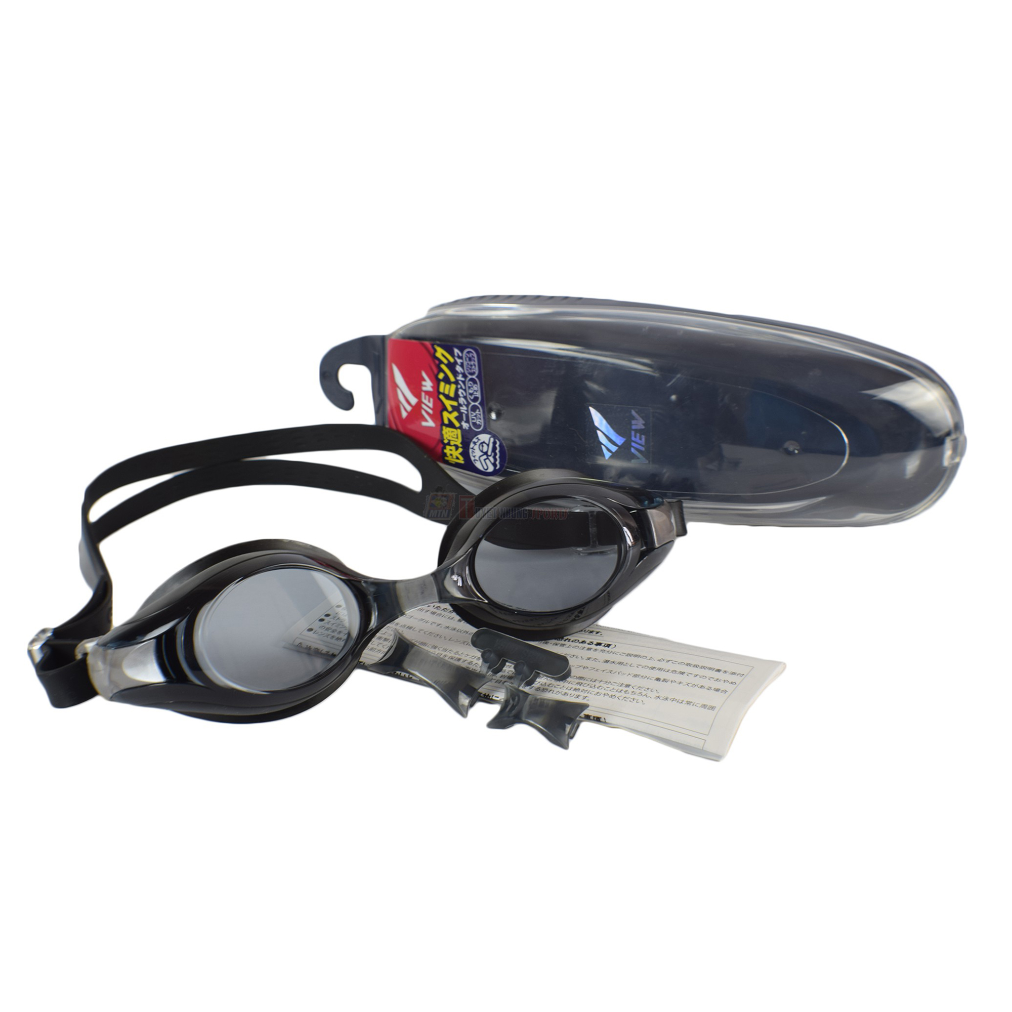 Kính bơi Nhật Bản hiệu View V500S-BK (Đen) - Hàng chính hãng 100% sản xuất tại Nhật Bản