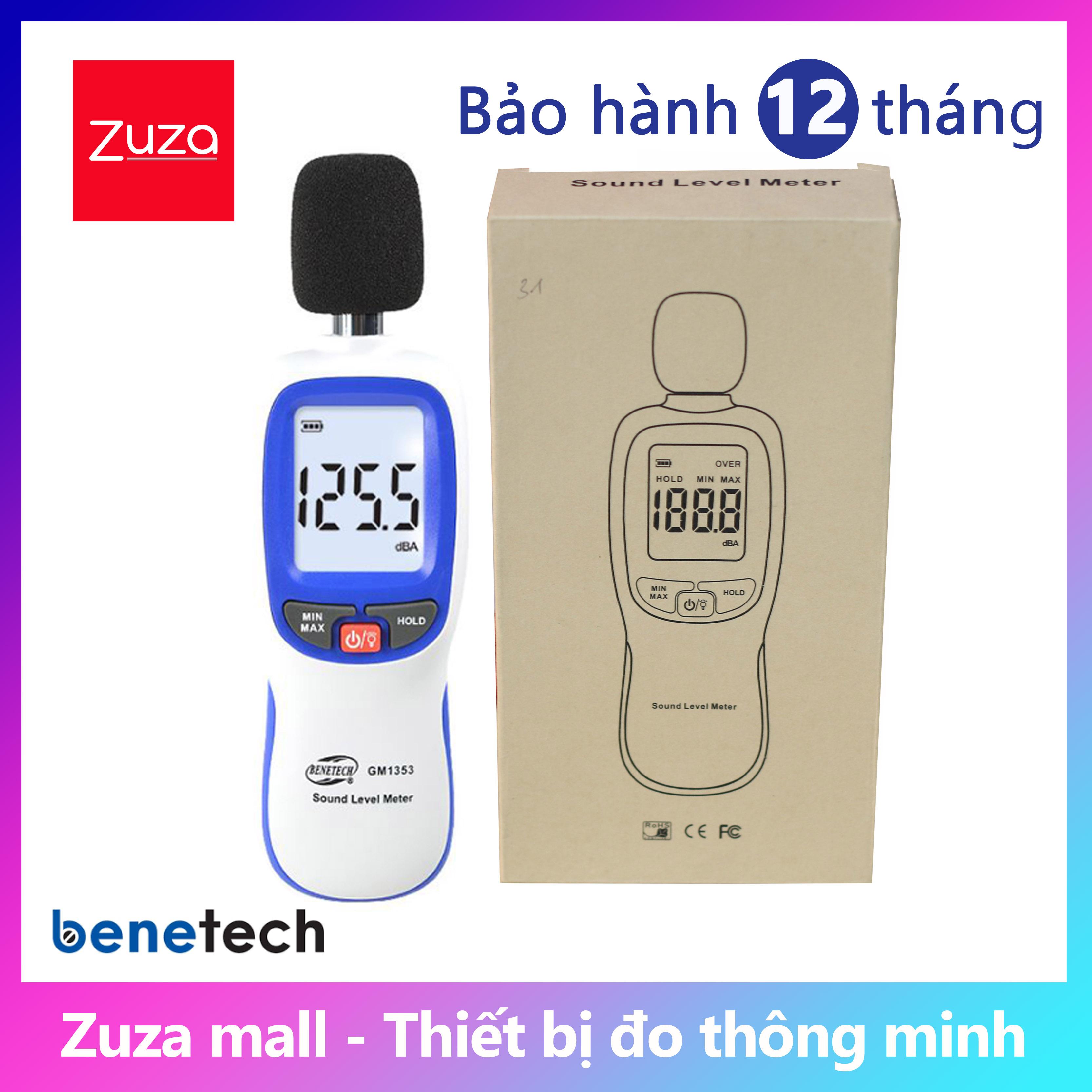 Máy đo cường độ âm thanh, thiết bị kiểm tra ô nhiễm tiếng ồn Benetech GM1353