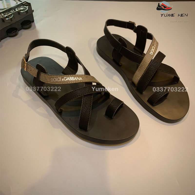 Sandal Nam Gabbana Phong Cách Hàn Quốc Trẻ Trung cá Tính