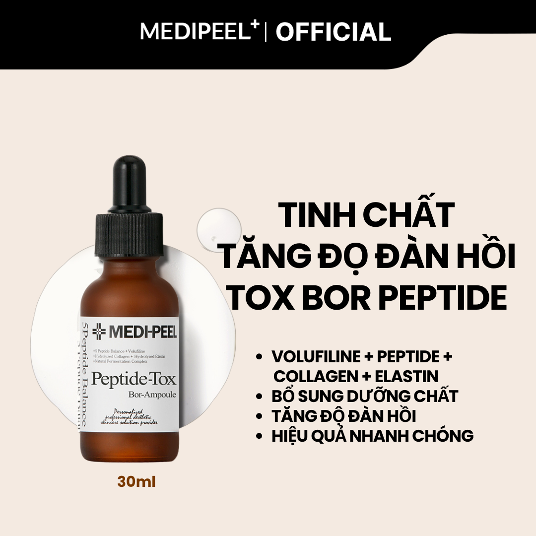 Mờ nhăn và tăng độ đàn hồi medi-peel bor-tox peptide ampoule_30ml
