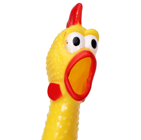 🐥 🐥 🐥 Đồ chơi gà hơi, gà bóp kêu, gà la hét, gà phát tiếng kêu Shrilling Chicken, đồ chơi cho chó 🐥 🐥 🐥