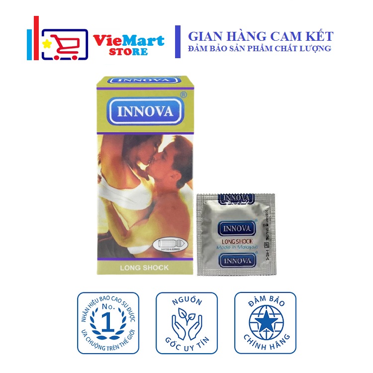 [HCM]Bao cao su Innova Vàng 12 bao ( Gân và Gai)