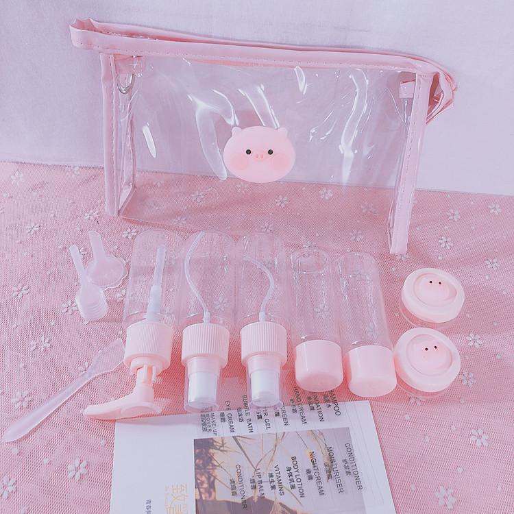 Bộ chiết mỹ phẩm 6 món hàn quốc - bộ chiết mỹ phẩm du lịch mini set 6 món – bộ chiết mỹ phẩm nhỏ gọn tiện dụng