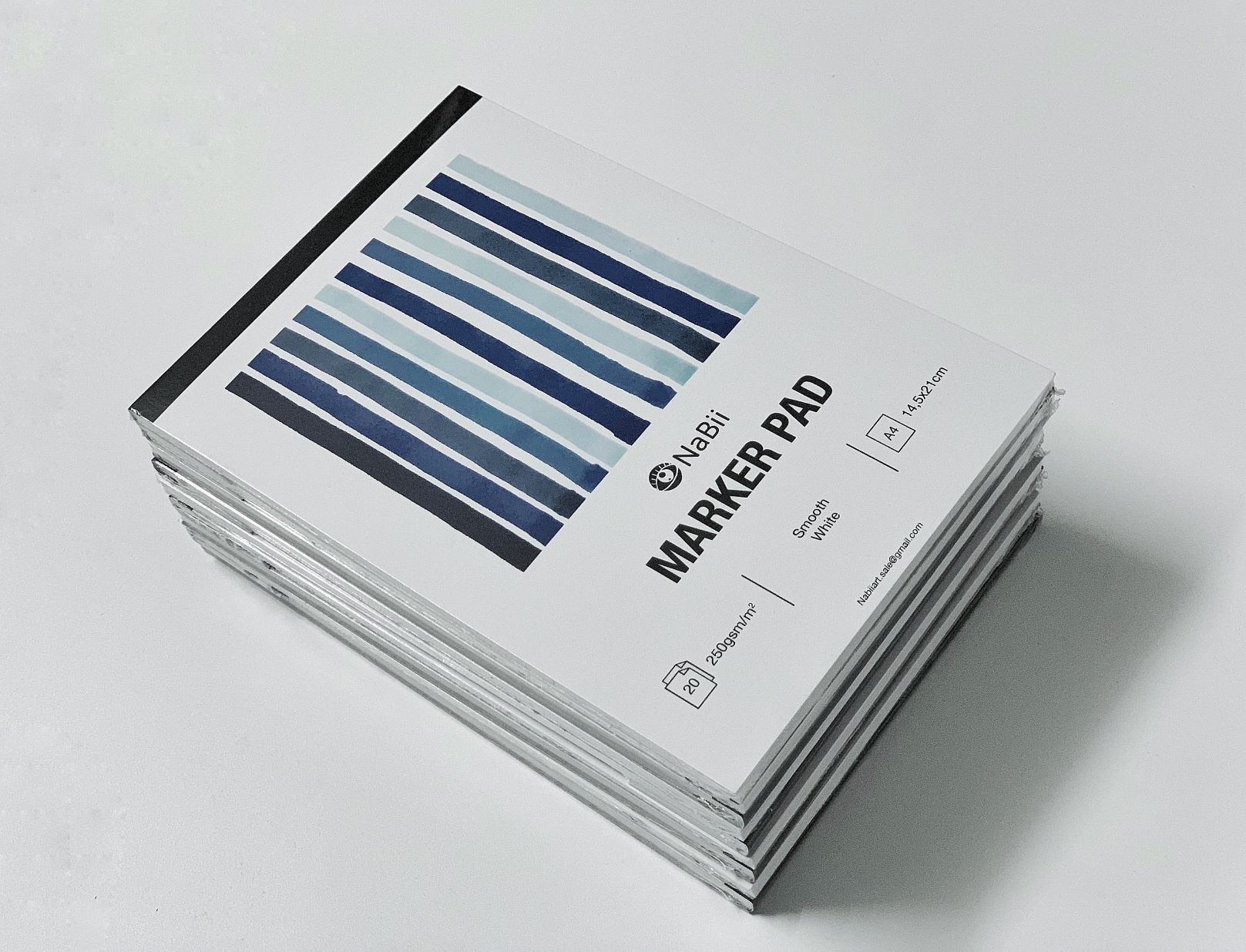 Sổ vẽ màu dạ Nabii Marker Pad - 250gsm 20 tờ