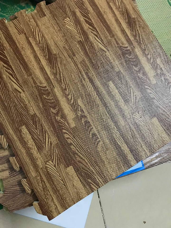 Bộ 9 tấm Thảm Xốp Vân Gỗ Lót Sàn KT 60x60 cm (LOẠI 1)