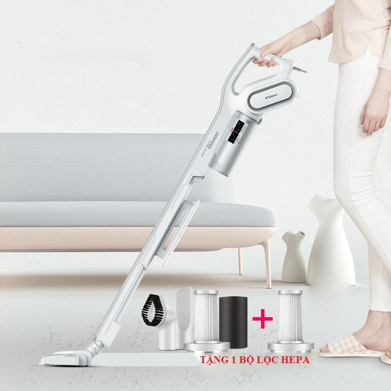 Máy Hút Bụi Cầm Tay DEERMA DX700 + Tặng 1 Bộ Lọc HEPA