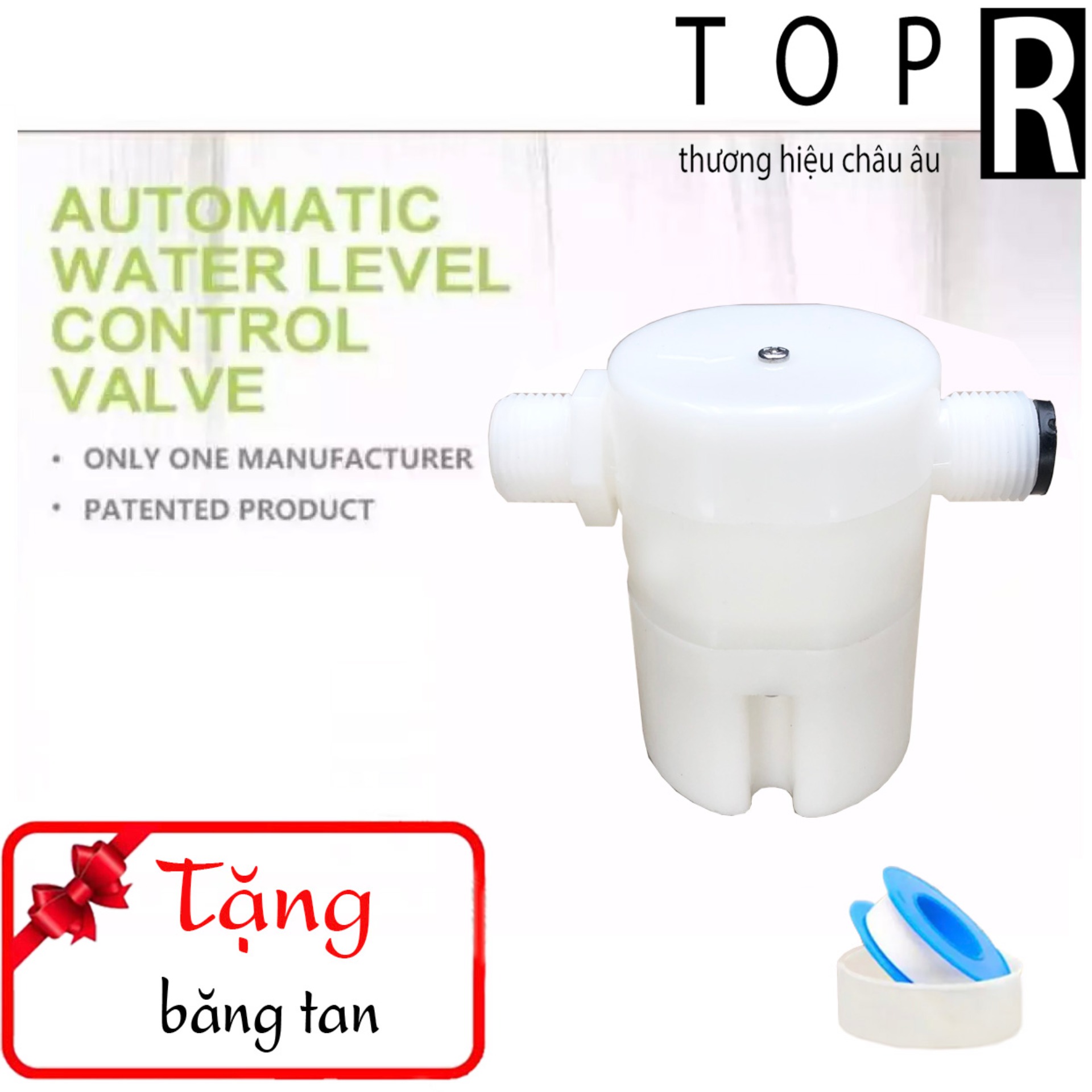 Van phao cơ thế hệ mới - van chống tràn tự động - phao ngang