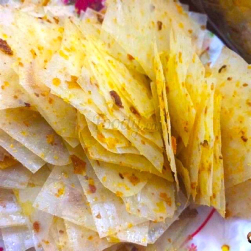 500g Bánh tráng bơ tỏi lá vuông