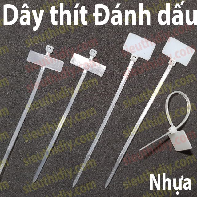 Dây rút, dây thít nhựa nhiều màu dùng đánh dấu