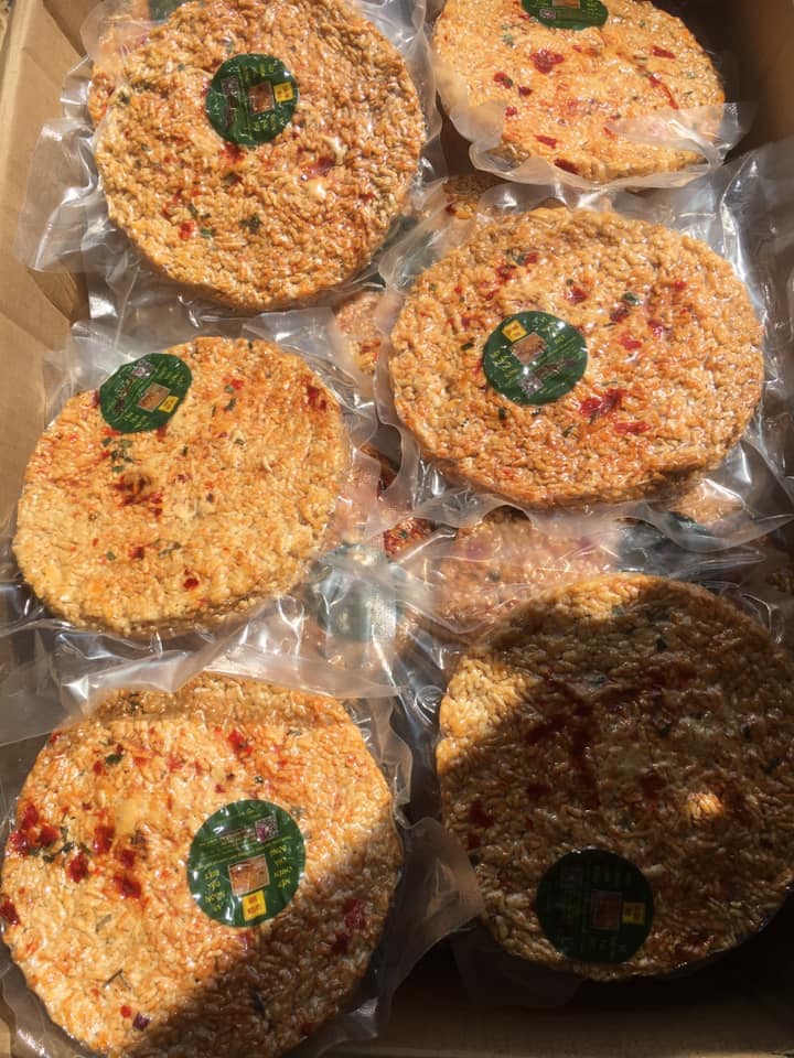 Combo 10 bánh cơm cháy nếp chà bông siêu giòn ngon (120gr/bánh)