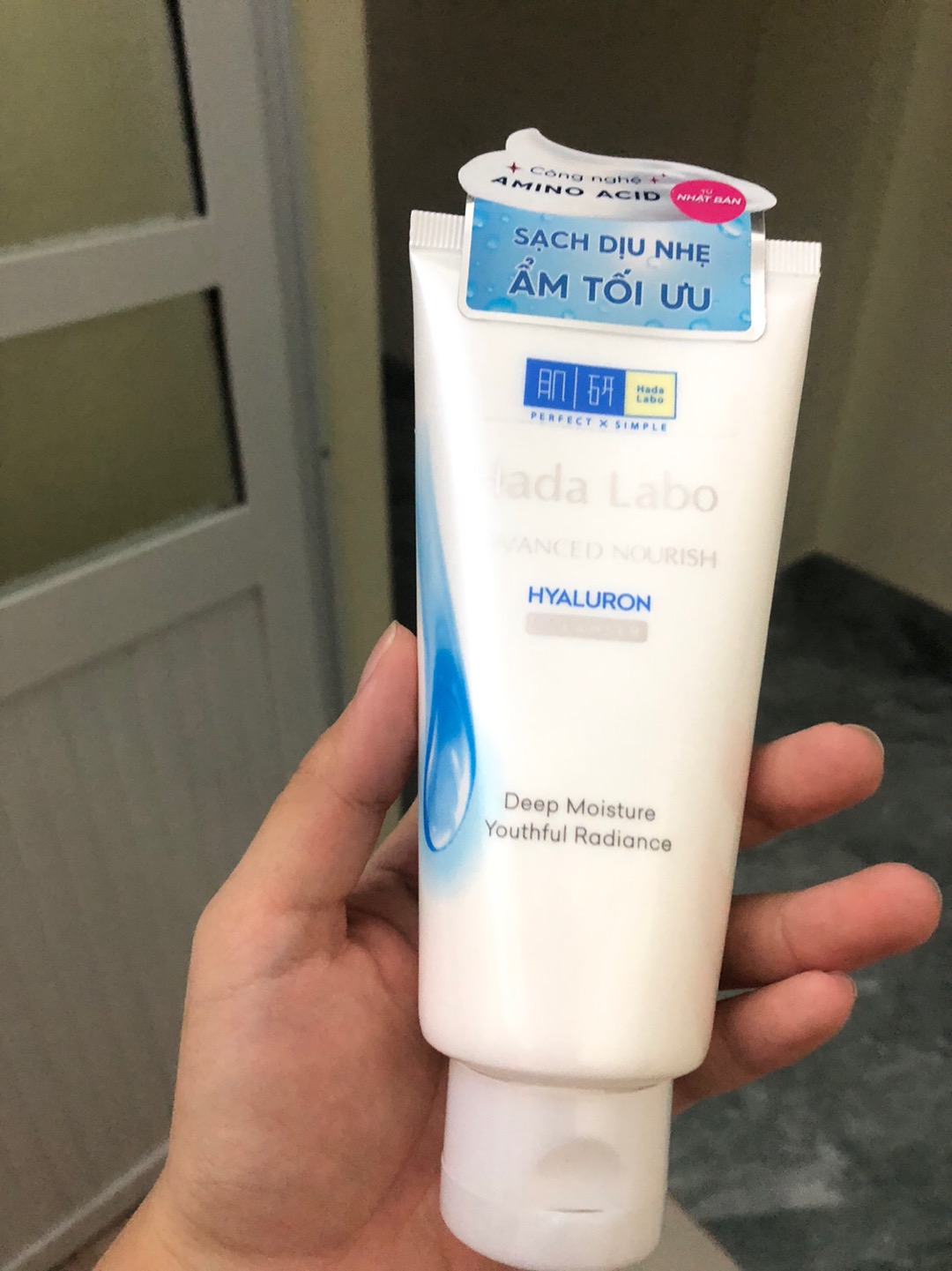 Sữa rửa mặt hada labo dưỡng ẩm advanced nourish hyaluron cleanser 80g