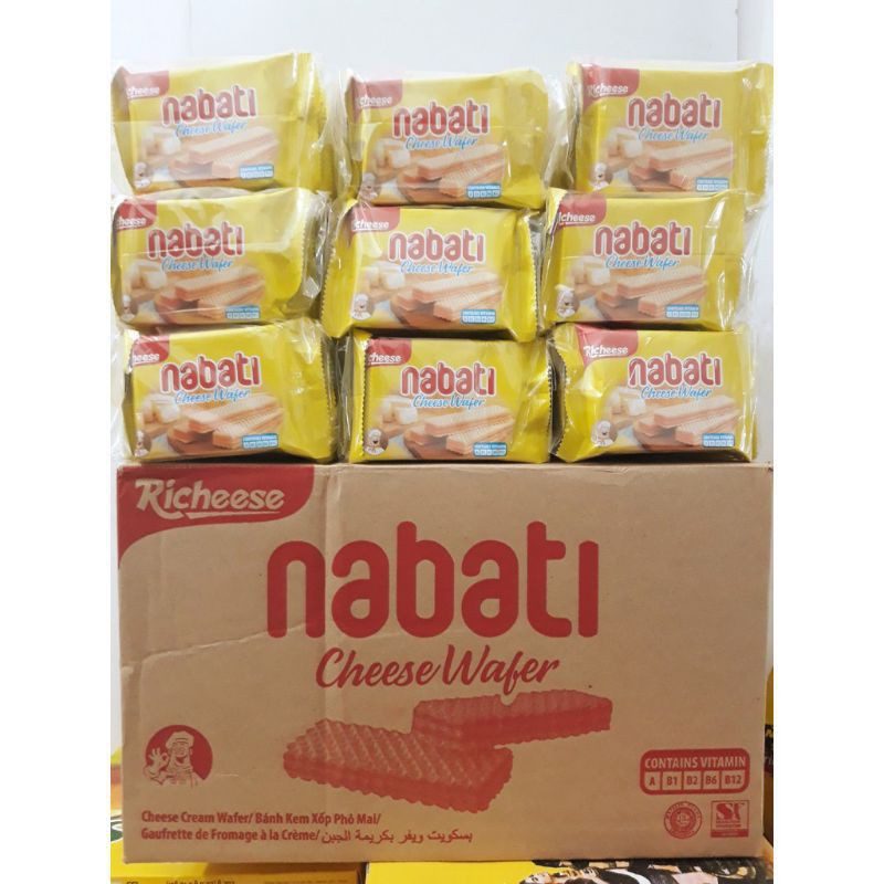 Thùng 12 bịch x 10 gói 20g bánh nabati