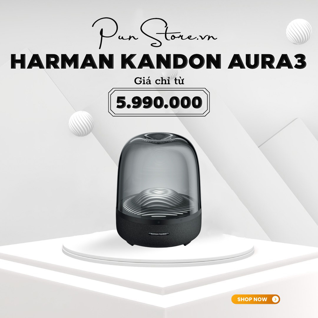 Loa bluetooth Harman Kardon Aura 3 chính hãng PGI - Bảo hành 12 tháng