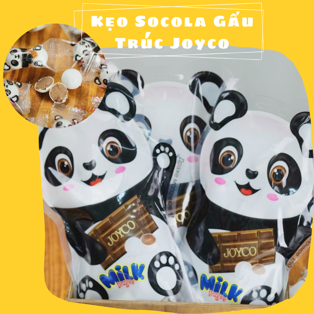 Kẹo Socola Gấu Trúc Joyco Nga 150g - Chocolate Candy Panda - Shop Mẹ Bắp [HSD 08/2023]